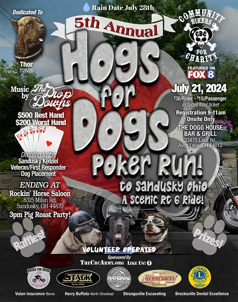 Hogs for Dogs Fundraiser